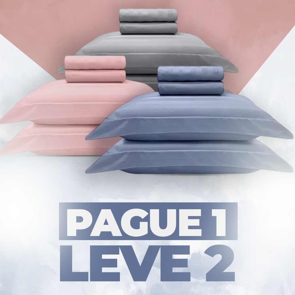 Pague 1, Leve 2 Jogo de Cama Select - 200 Fios 100% Algodão