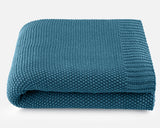 Manta Decorativa em Tricô Loom