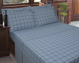 Kit 5 Peças Loft Edredom + Jogo de Cama em Algodão Percal 180 Fios