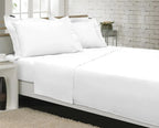 Kit 5 Peças Branco Edredom e Jogo de Cama Percal 180 Fios