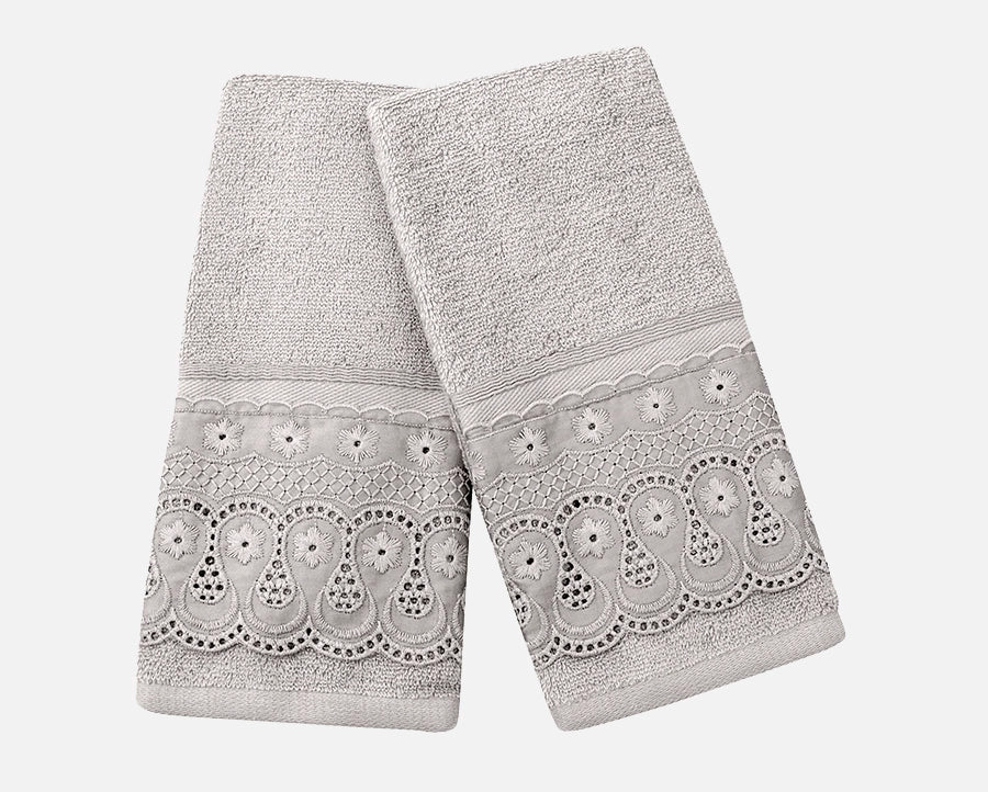 Kit Lavabo em Algodão Egípcio - 2 Peças