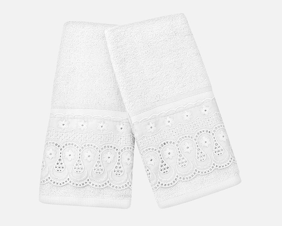 Kit Lavabo em Algodão Egípcio - 2 Peças