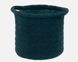 Cesto Organizador em Tricô –  Elegância Artesanal e Funcionalidade para Sua Casa