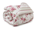 Kit 5 Peças Garden Edredom + Jogo de Cama em Algodão Percal 180 Fios