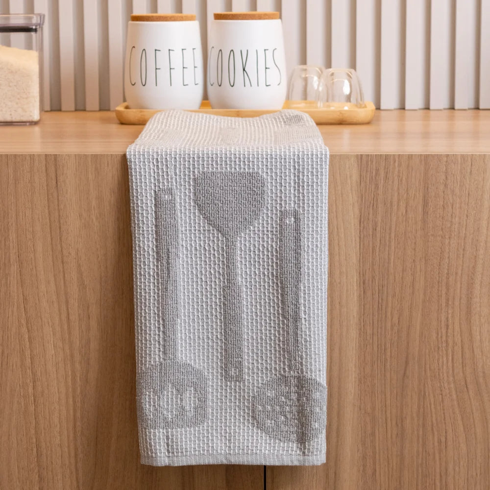 Pano de Copa Jacquard Utensílios