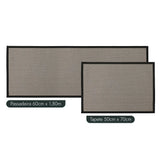 Kit Tapete para Cozinha 70cm + Passadeira 1,80m Antiderrapante Trame (2 peças)