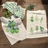 Kit 3 Peças Pano de Copa Jardim 100% Algodão