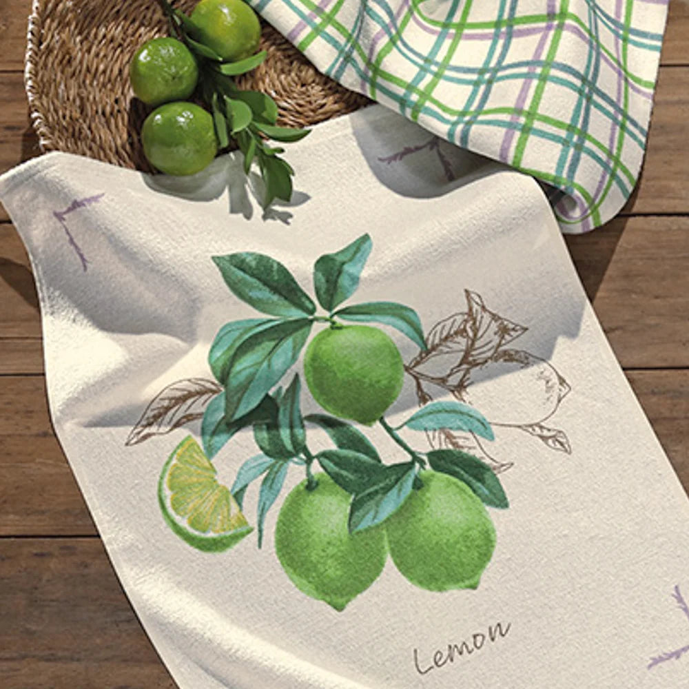 Kit 3 Peças Pano de Copa Jardim 100% Algodão