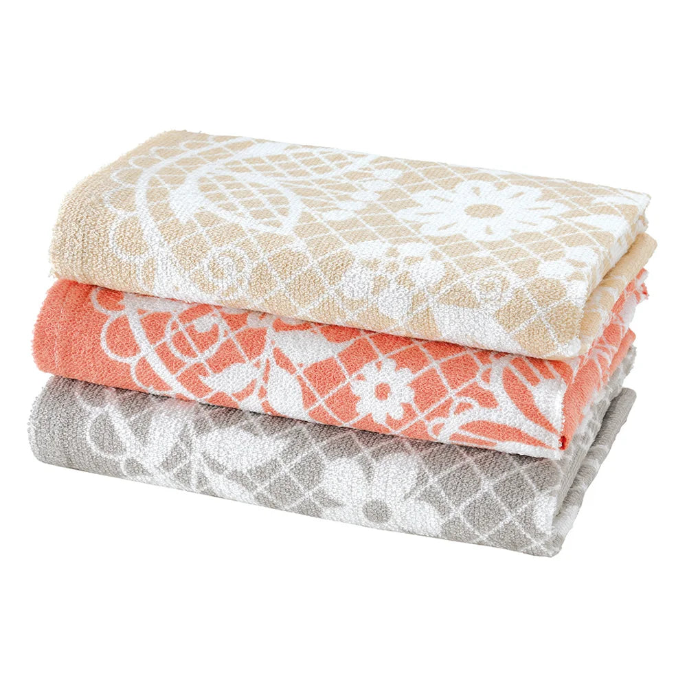 Kit 3 Peças Pano de Copa Jardim 100% Algodão