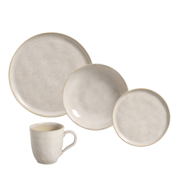 Aparelho de Jantar Porto Brasil Bio Latte (30 Peças)