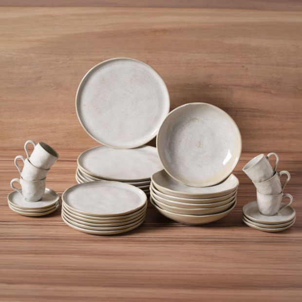 Aparelho de Jantar Porto Brasil Bio Latte (30 Peças)