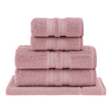 Jogo de Toalhas Banhão 5 Peças Fio Egípcio Penteado | 550 g/m²