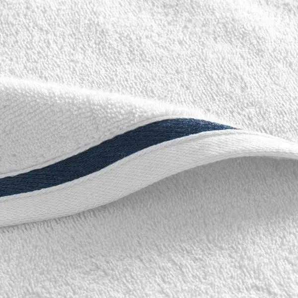 Toalha de Rosto Lumina Branco e Azul