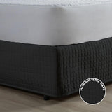 Saia Para Cama Box Matelada 150 Fios Quadriculada