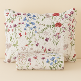 (Pague 1, Leve 2) Kit Colcha Garden 3 Peças Dupla Face Estampado Floral |