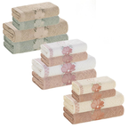 Jogo de Toalhas Yuna 4 Peças – 430 g/m²