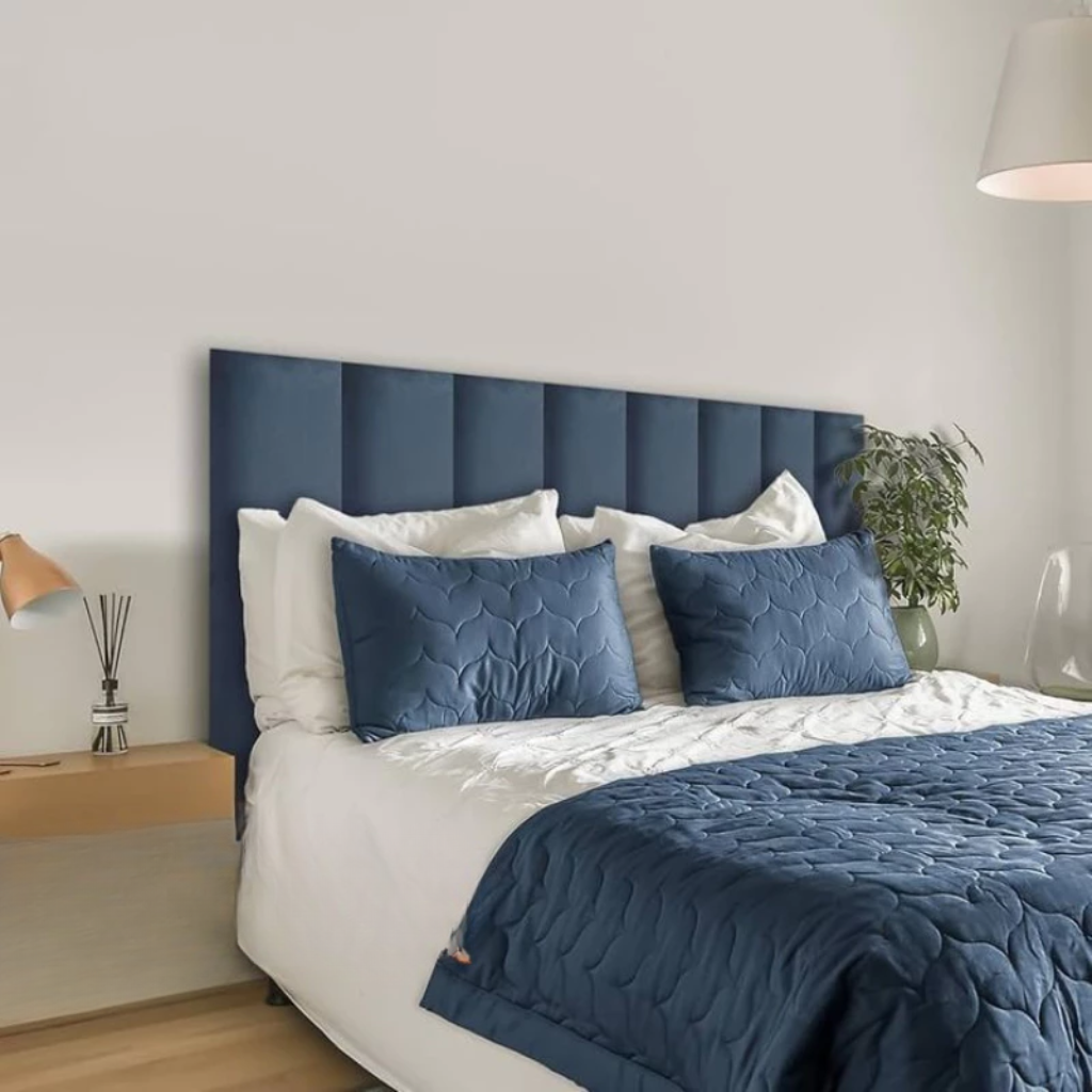 Kit  7 Cabeceiras Estofada Modular Cama Casal Padrão