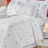 Kit Cobre Leito Felicitá 9 Peças 200 Fios Bordado