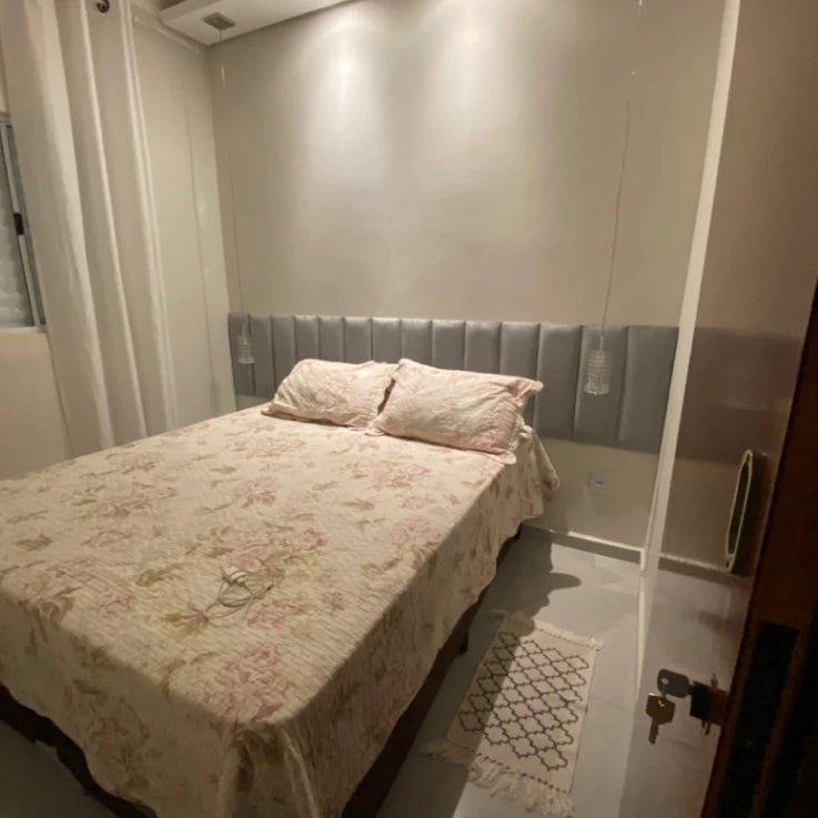 Kit  7 Cabeceiras Estofada Modular Cama Casal Padrão