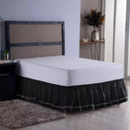 Saia Para Cama Box Casal/Queen Em Detalhe Ponto Palito