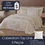 Kit Coberdrom Top Line Garden Dupla Face Fleece – 5 Peças