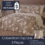 Kit Coberdrom Top Line Garden Dupla Face Fleece – 5 Peças