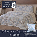 Kit Coberdrom Top Line Garden Dupla Face Fleece – 5 Peças