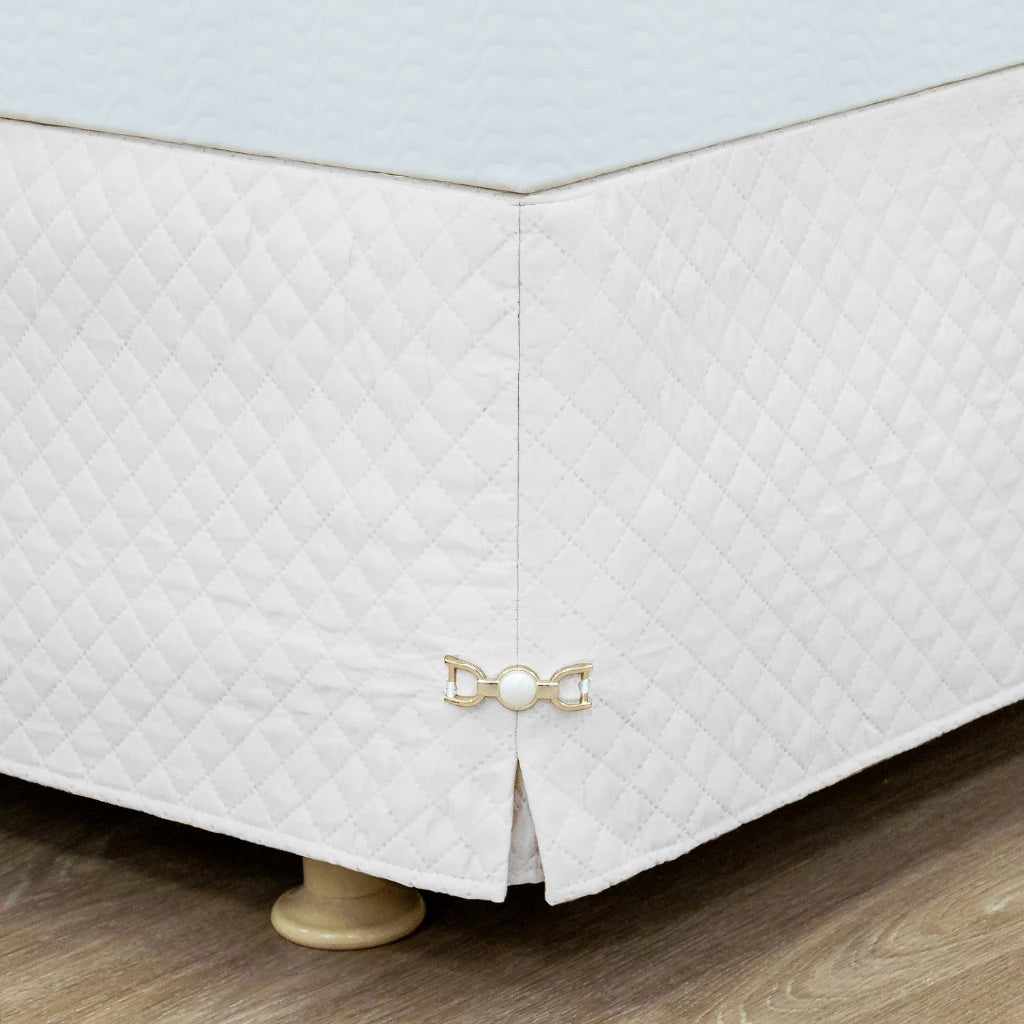 Saia para Cama Box Matelada com Pingente Várias Cores