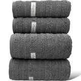 Jogo de Toalhas  de Banho 4 Peças Super Grossas - 100% Algodão 600 g/m²