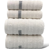 Jogo de Toalhas  de Banho 4 Peças Super Grossas - 100% Algodão 600 g/m²