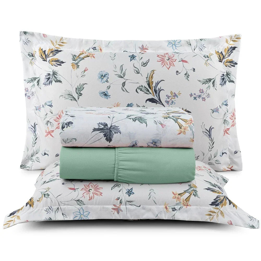 Jogo de Lençol 4 Peças 200 Fios Affeto