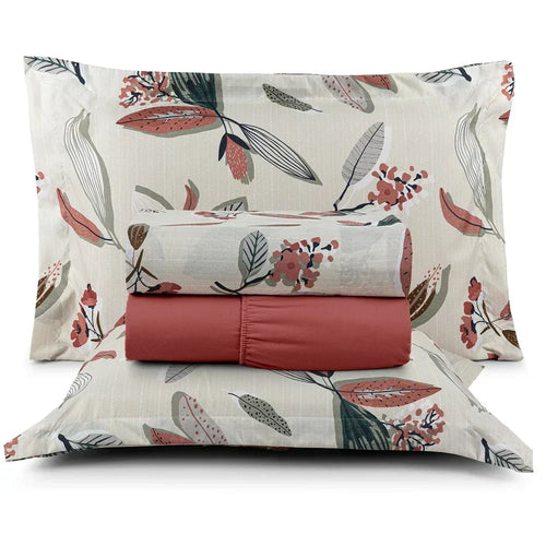 (Compre 1 Leve 2) Jogo de Lençol Affeto 4 Peças - 200 Fios Algodão