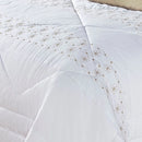 Kit Edredom De Luxo 11 Peças Damasco Cama Casal Queen King Percal 200 Fios