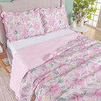 Kit Cobre-Leito Bouti Luminous 3 Peças  Estampado Dupla Face