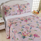 Kit Cobre-Leito Cali 3 Peças  Estampado Dupla Face