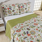 Kit Cobre-Leito Bouti Luminous 3 Peças  Estampado Dupla Face