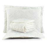 Cobre Leito 300 Fios Dupla Face 3 peças Boho