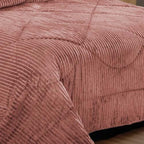 Coberdrom Canelado Plush – Manta Plush com Textura