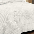 Coberdrom Canelado Plush – Manta Plush com Textura