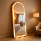 Espelho Base Reta 170X70 com Suporte de Chão + LED 3 Intensidades