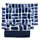 Jogo de Lençol Letter  4 Peças Micropercal 200 Fios Estampado