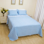 Kit Cobre Leito Decor 3 Peças Dupla Face em Percal 200 Fios