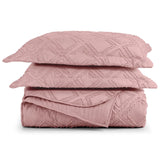 Cobre Leito 300 Fios Dupla Face 3 peças Boho