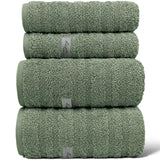 Jogo de Toalhas  de Banho 4 Peças Super Grossas - 100% Algodão 600 g/m²