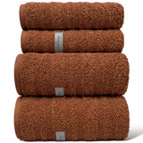 Jogo de Toalhas  de Banho 4 Peças Super Grossas - 100% Algodão 600 g/m²