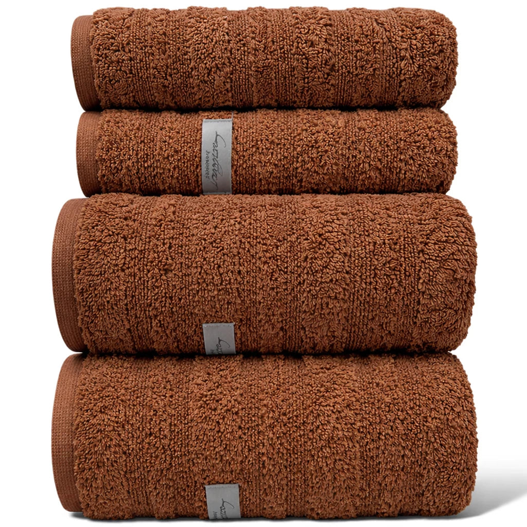 Jogo de Toalhas  de Banho 4 Peças Super Grossas - 100% Algodão 600 g/m²