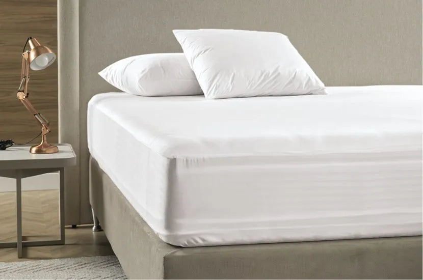 Protetor de Colchão Casal Impermeável Francis Branco