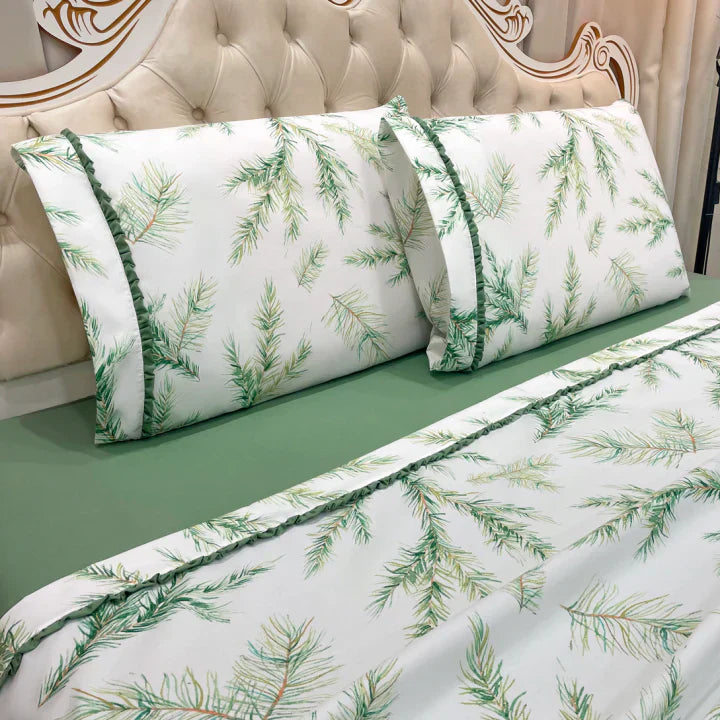 Jogo de Lençol Malva 4 Peças - 200 Fios Algodão