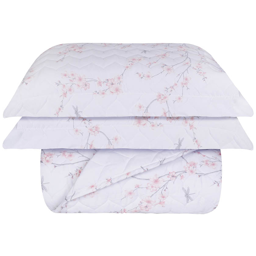 Jogo de Cama Flor de Cerejeira - 7 Peças