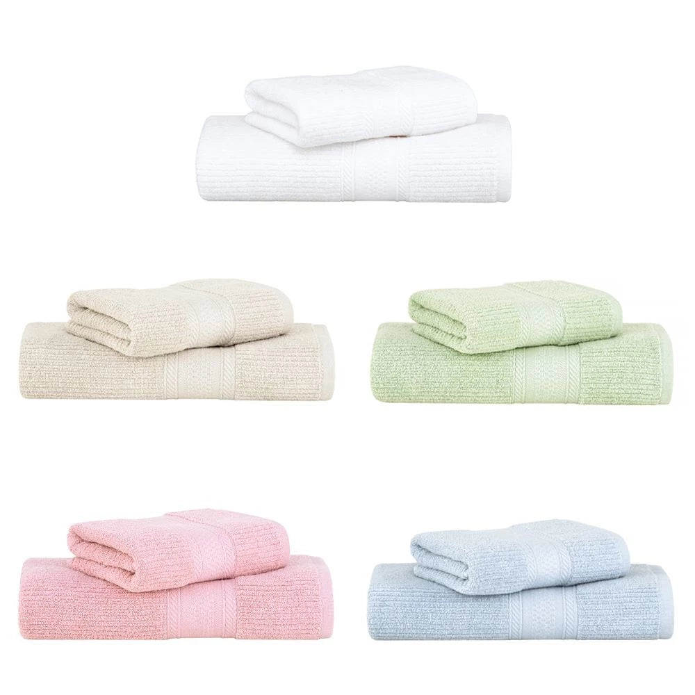 Jogo de Toalhas Olimpo Extra Soft 2 Peças 100% Algodão | 550 g/m²
